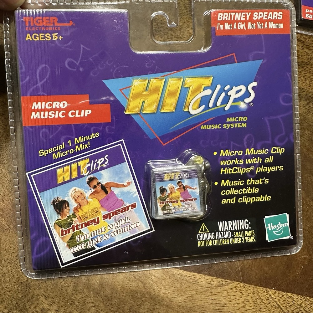 Vintage Hit Clips Brittany Spears Im Not A Girl Not Yet A Woman‎ Clip NEW Y2K